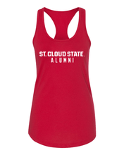 Load image into Gallery viewer, St Cloud State Alumni Ladies Tank Top - Red