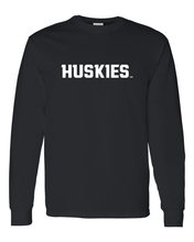 Load image into Gallery viewer, St Cloud State Huskies Long Sleeve T-Shirt - Black