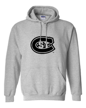 Load image into Gallery viewer, St Cloud State Black C Hooded Sweatshirt - Sport Grey