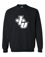 Load image into Gallery viewer, John Carroll White JCU Crewneck Sweatshirt - Black