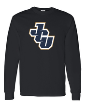 Load image into Gallery viewer, John Carroll Full Color JCU Long Sleeve T-Shirt - Black