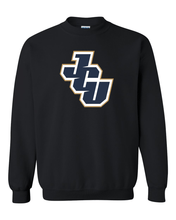 Load image into Gallery viewer, John Carroll Full Color JCU Crewneck Sweatshirt - Black