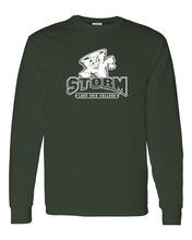 Load image into Gallery viewer, Lake Erie College Storm Long Sleeve T-Shirt - Forest Green