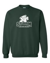Load image into Gallery viewer, Lake Erie College Storm Crewneck Sweatshirt - Forest Green