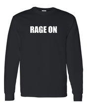 Load image into Gallery viewer, Lake Erie College Rage On Long Sleeve T-Shirt - Black