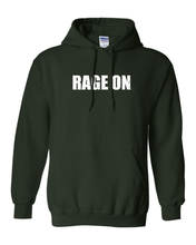 Load image into Gallery viewer, Lake Erie College Rage On Hooded Sweatshirt - Forest Green