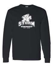 Load image into Gallery viewer, Lake Erie Storm Est 1856 Long Sleeve T-Shirt - Black