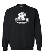 Load image into Gallery viewer, Lake Erie Storm Est 1856 Crewneck Sweatshirt - Black