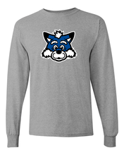 Load image into Gallery viewer, Indiana State Sycamore Sam Long Sleeve T-Shirt - Sport Grey