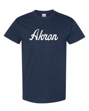 Load image into Gallery viewer, University of Akron Script T-Shirt - Navy