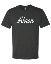Load image into Gallery viewer, University of Akron Script Soft Exclusive T-Shirt - Charcoal
