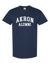 Load image into Gallery viewer, University of Akron Alumni T-Shirt - Navy