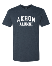 Load image into Gallery viewer, University of Akron Alumni Soft Exclusive T-Shirt - Midnight Navy
