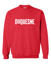 Load image into Gallery viewer, Vintage Duquesne Dukes Crewneck Sweatshirt - Red