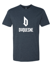 Load image into Gallery viewer, Duquesne University Stacked Soft Exclusive T-Shirt - Midnight Navy