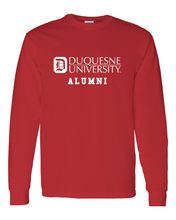 Load image into Gallery viewer, Duquesne University Alumni Long Sleeve T-Shirt - Red