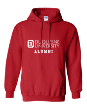 Load image into Gallery viewer, Duquesne University Alumni Hooded Sweatshirt - Red