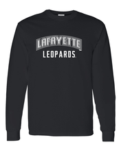 Load image into Gallery viewer, Lafayette Leopards Paw Long Sleeve T-Shirt - Black