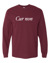 Load image into Gallery viewer, Lafayette College Cur Non Long Sleeve T-Shirt - Maroon