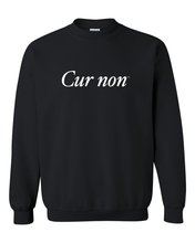 Load image into Gallery viewer, Lafayette College Cur Non Crewneck Sweatshirt - Black