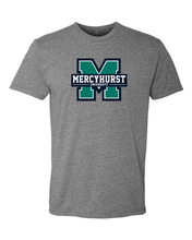 Load image into Gallery viewer, Mercyhurst University Full Color Soft Exclusive T-Shirt - Dark Heather Gray