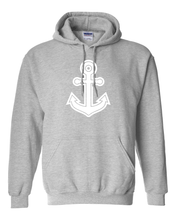 Load image into Gallery viewer, Mercyhurst University Anchor Hooded Sweatshirt - Sport Grey