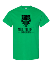 Load image into Gallery viewer, Mercyhurst Primary Shield T-Shirt - Irish Green