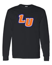 Load image into Gallery viewer, Lincoln University LU Long Sleeve T-Shirt - Black