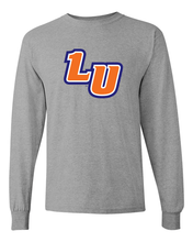 Load image into Gallery viewer, Lincoln University LU Long Sleeve T-Shirt - Sport Grey