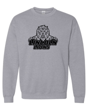 Load image into Gallery viewer, Lincoln University 1 Color Crewneck Sweatshirt - Sport Grey