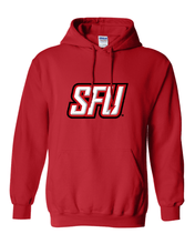 Load image into Gallery viewer, Saint Francis SFU Full Color Hooded Sweatshirt - Red