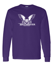 Load image into Gallery viewer, Westminster Griffins 1 Color Long Sleeve T-Shirt - Purple
