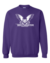 Load image into Gallery viewer, Westminster Griffins 1 Color Crewneck Sweatshirt - Purple