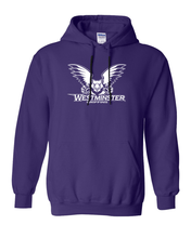 Load image into Gallery viewer, Westminster Griffins 1 Color Hooded Sweatshirt - Purple