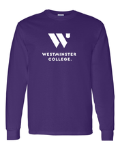 Load image into Gallery viewer, Westminster College 1 Color Long Sleeve T-Shirt - Purple
