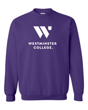 Load image into Gallery viewer, Westminster College 1 Color Crewneck Sweatshirt - Purple