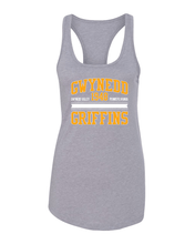 Load image into Gallery viewer, Gwynedd Mercy Est 1948 Ladies Racer Tank Top - Heather Grey