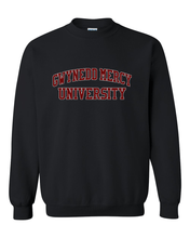 Load image into Gallery viewer, Gwynedd Mercy University Crewneck Sweatshirt - Black