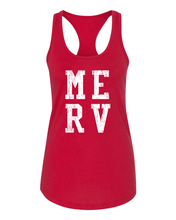 Load image into Gallery viewer, Gwynedd Mercy MERV Ladies Racer Tank Top - Red