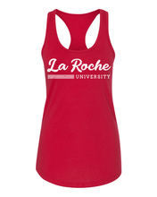 Load image into Gallery viewer, Vintage La Roche University Ladies Racer Tank Top - Red