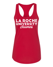 Load image into Gallery viewer, La Roche University Alumni Ladies Racer Tank Top - Red