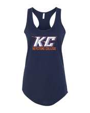Load image into Gallery viewer, Keystone College Ladies Racer Tank Top - Midnight Navy