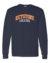 Load image into Gallery viewer, Keystone College Alumni Long Sleeve T-Shirt - Navy