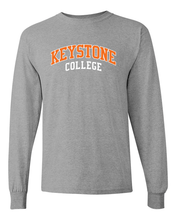 Load image into Gallery viewer, Keystone College Alumni Long Sleeve T-Shirt - Sport Grey
