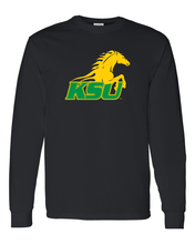 Load image into Gallery viewer, Kentucky State KSU Long Sleeve T-Shirt - Black