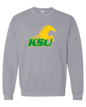 Load image into Gallery viewer, Kentucky State KSU Crewneck Sweatshirt - Sport Grey