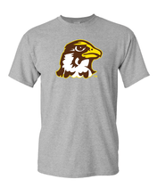 Load image into Gallery viewer, Quincy University Full Color Logo T-Shirt - Sport Grey