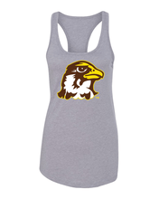 Load image into Gallery viewer, Quincy University Full Color Logo Ladies Tank Top - Heather Grey