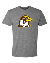 Load image into Gallery viewer, Quincy University Full Color Logo Soft Exclusive T-Shirt - Dark Heather Gray