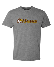 Load image into Gallery viewer, Quincy University Hawks Soft Exclusive T-Shirt - Dark Heather Gray
